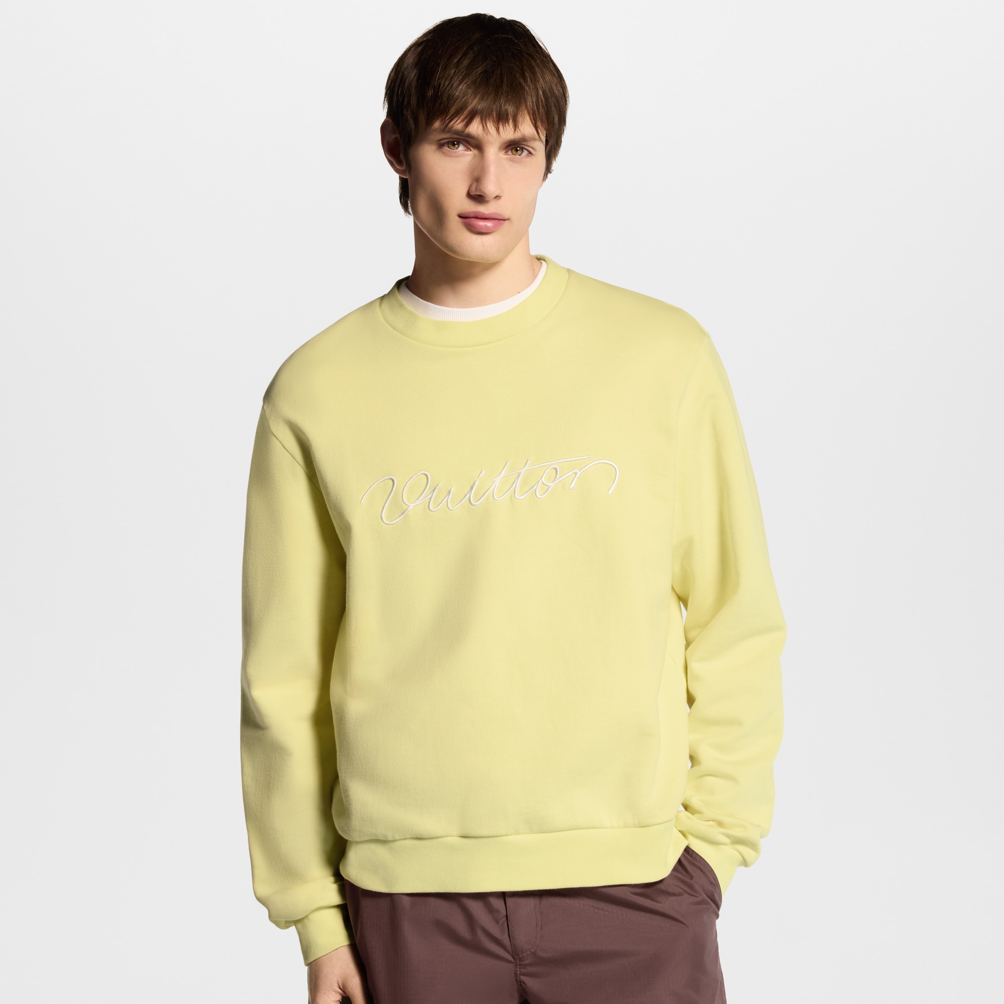 Embroidered Signature Crewneck - Women - Ready-to-Wear | LOUIS